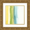 thumbnail image 1 of Zarris, Chariklia 15x15 Gold Ornate Wood Framed with Double Matting Museum Art Print Titled - Liquidity II, 1 of 4