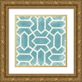 thumbnail image 1 of Zarris, Chariklia 15x15 Gold Ornate Wood Framed with Double Matting Museum Art Print Titled - Modern Symmetry V, 1 of 4