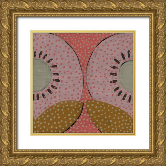 Zarris, Chariklia 15x15 Gold Ornate Wood Framed with Double Matting Museum Art Print Titled - Pawpaw IX