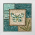thumbnail image 1 of Zarris, Chariklia 15x15 White Modern Wood Framed Museum Art Print Titled - Large Butterfly Montage II, 1 of 4