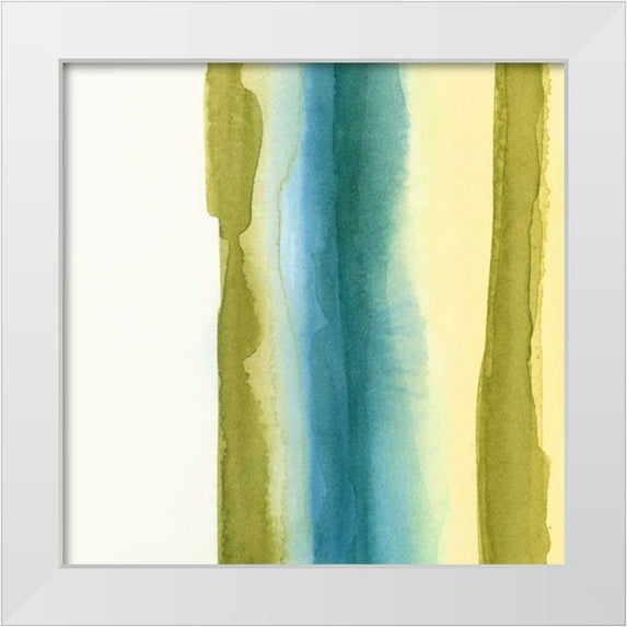 Zarris, Chariklia 15x15 White Modern Wood Framed Museum Art Print Titled - Liquidity I