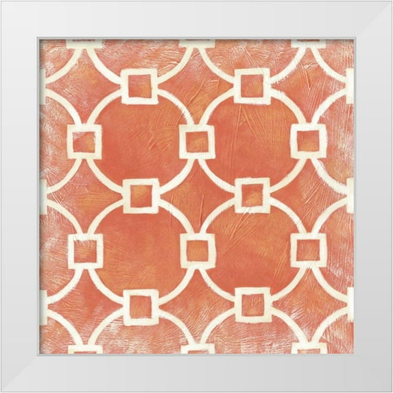 Zarris, Chariklia 15x15 White Modern Wood Framed Museum Art Print Titled - Small Modern Symmetry VIII