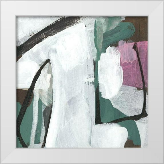Zarris, Chariklia 15x15 White Modern Wood Framed Museum Art Print Titled - Uncharted Territory V