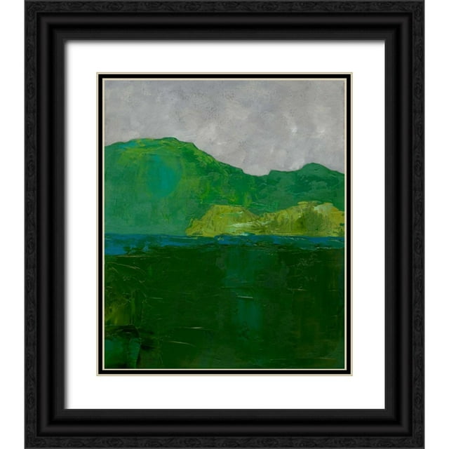 Zarris, Chariklia 15x17 Black Ornate Wood Framed with Double Matting Museum Art Print Titled - Blue Ridge II