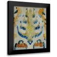 thumbnail image 1 of Zarris, Chariklia 15x18 Black Modern Framed Museum Art Print Titled - Bohemian Ikat IV, 1 of 5