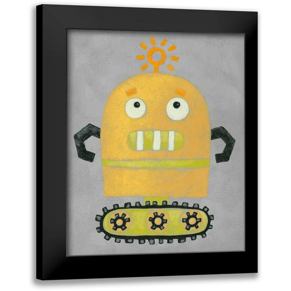 Zarris, Chariklia 15x18 Black Modern Framed Museum Art Print Titled - Take me to your Leader II