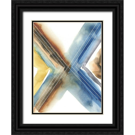 Zarris, Chariklia 15x18 Black Ornate Wood Framed with Double Matting Museum Art Print Titled - Cassini III