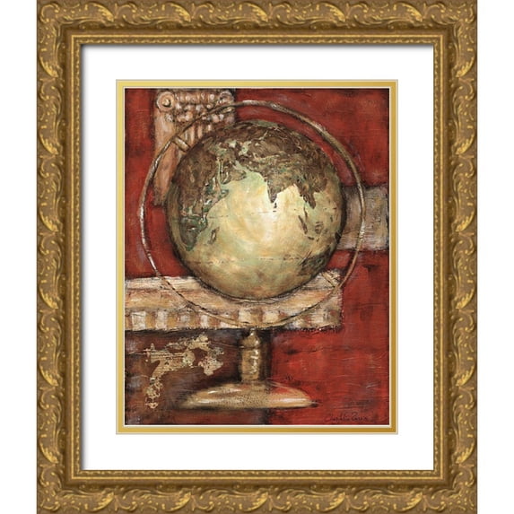 Zarris, Chariklia 15x18 Gold Ornate Wood Framed with Double Matting Museum Art Print Titled - Journeys Beginning II