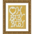 thumbnail image 1 of Zarris, Chariklia 15x18 Gold Ornate Wood Framed with Double Matting Museum Art Print Titled - Oh Baby, Baby, 1 of 4