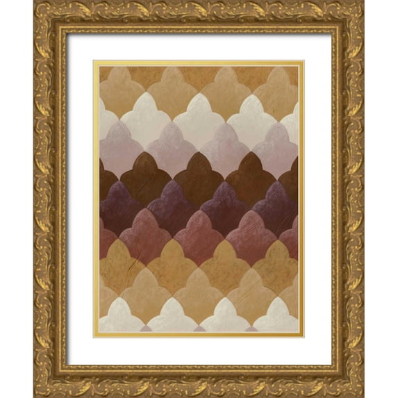 Zarris, Chariklia 15x18 Gold Ornate Wood Framed with Double Matting Museum Art Print Titled - Plum Orchard I