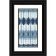 thumbnail image 1 of Zarris, Chariklia 18x32 Black Ornate Wood Framed with Double Matting Museum Art Print Titled - Shibori II, 1 of 4
