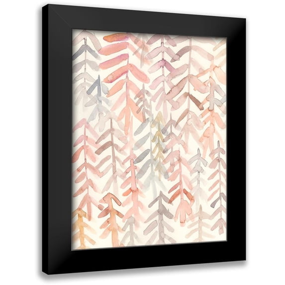 Zarris, Chariklia 19x24 Black Modern Framed Museum Art Print Titled - Barberry I