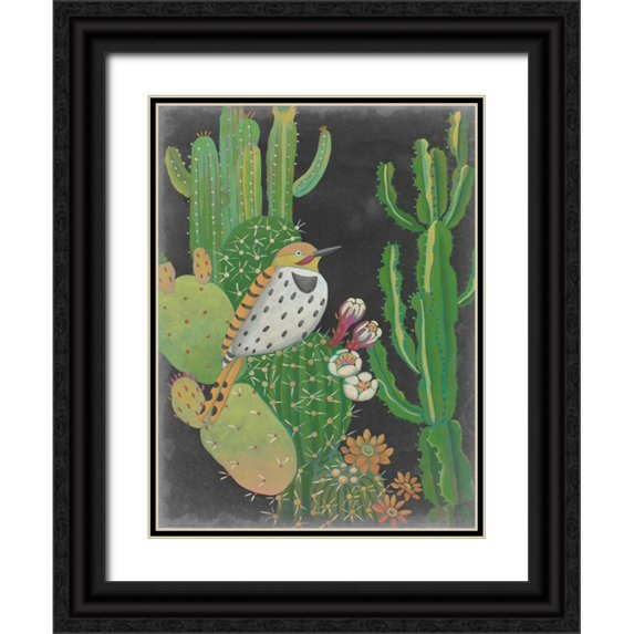 Zarris, Chariklia 19x24 Black Ornate Wood Framed with Double Matting Museum Art Print Titled - Desert Twilight I