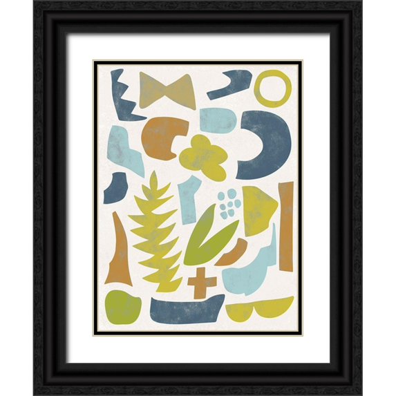 Zarris, Chariklia 19x24 Black Ornate Wood Framed with Double Matting Museum Art Print Titled - Swift I