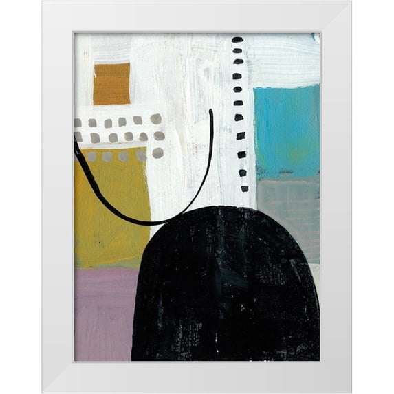 Zarris, Chariklia 19x24 White Modern Wood Framed Museum Art Print Titled - Introductions II