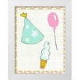 thumbnail image 1 of Zarris, Chariklia 19x24 White Modern Wood Framed Museum Art Print Titled - Pop Party IV, 1 of 4