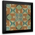 thumbnail image 1 of Zarris, Chariklia 20x20 Black Modern Framed Museum Art Print Titled - Fraser Tile VIII, 1 of 5