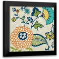 thumbnail image 1 of Zarris, Chariklia 20x20 Black Modern Framed Museum Art Print Titled - Joyous Garden I, 1 of 5