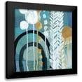 thumbnail image 1 of Zarris, Chariklia 20x20 Black Modern Framed Museum Art Print Titled - Ocean Garden II, 1 of 5