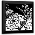 thumbnail image 1 of Zarris, Chariklia 20x20 Black Modern Framed Museum Art Print Titled - Tokyo Garden IV, 1 of 5