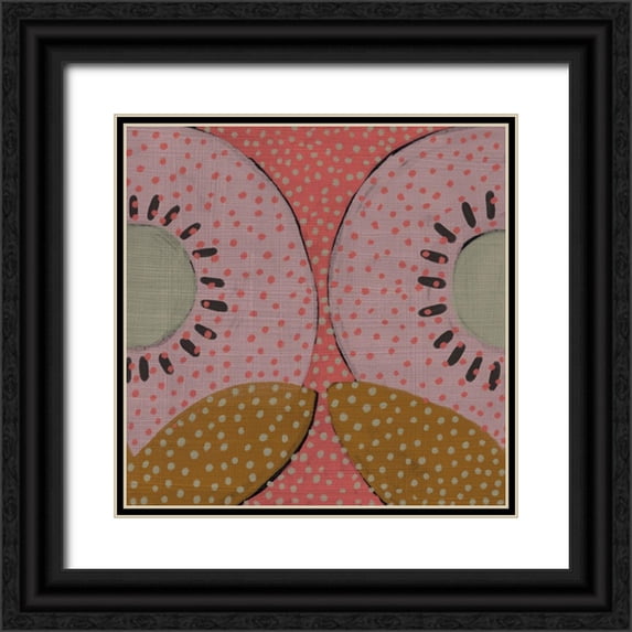 Zarris, Chariklia 20x20 Black Ornate Wood Framed with Double Matting Museum Art Print Titled - Pawpaw IX