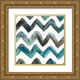 thumbnail image 1 of Zarris, Chariklia 20x20 Gold Ornate Wood Framed with Double Matting Museum Art Print Titled - La Mer VII, 1 of 4