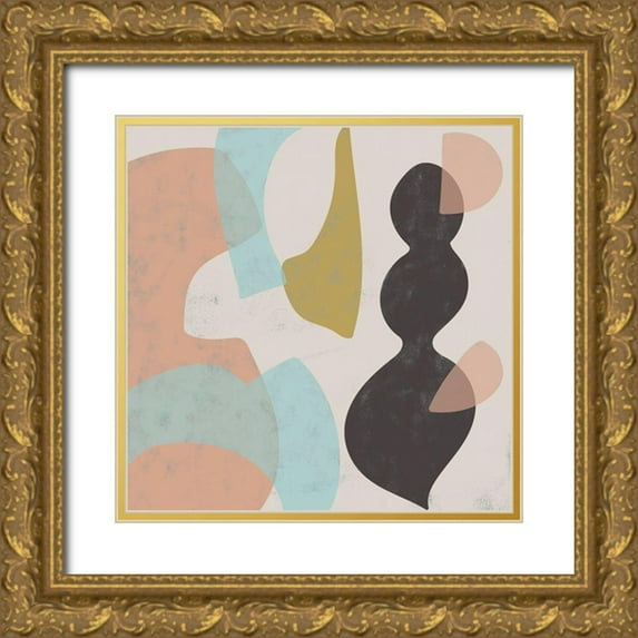 Zarris, Chariklia 20x20 Gold Ornate Wood Framed with Double Matting Museum Art Print Titled - Sass IV