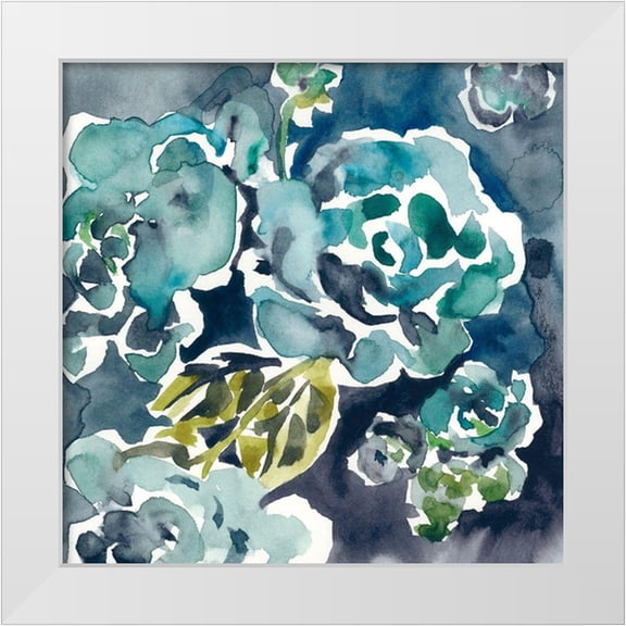 Zarris, Chariklia 20x20 White Modern Wood Framed Museum Art Print Titled - Danube I