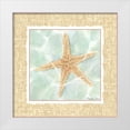 thumbnail image 1 of Zarris, Chariklia 20x20 White Modern Wood Framed Museum Art Print Titled - Ocean Starfish, 1 of 4