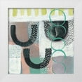 thumbnail image 1 of Zarris, Chariklia 20x20 White Modern Wood Framed Museum Art Print Titled - Ticker Tape III, 1 of 4