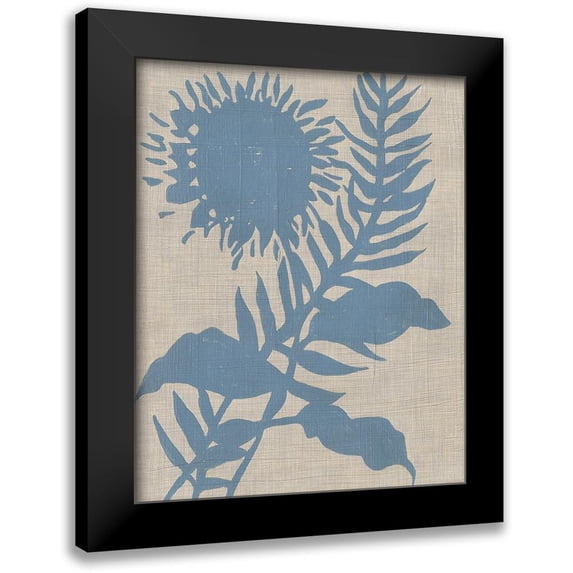 Zarris, Chariklia 20x24 Black Modern Framed Museum Art Print Titled - Dusk Botanical V