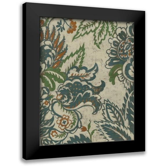 Zarris, Chariklia 20x24 Black Modern Framed Museum Art Print Titled - Wood Vine I