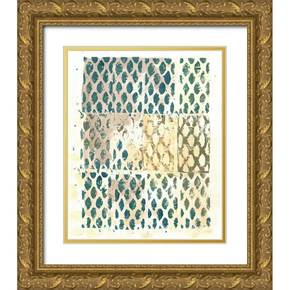 Zarris, Chariklia 20x24 Gold Ornate Wood Framed with Double Matting Museum Art Print Titled - Cadence I