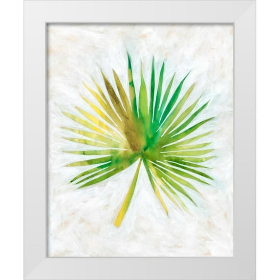 Zarris, Chariklia 20x24 White Modern Wood Framed Museum Art Print Titled - Ocean Side Palms II
