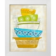 thumbnail image 1 of Zarris, Chariklia 20x24 White Modern Wood Framed Museum Art Print Titled - Retro Ware IV, 1 of 4
