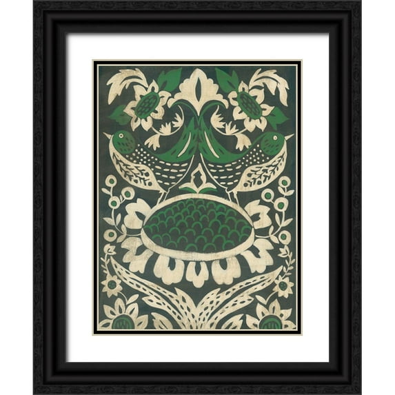 Zarris, Chariklia 25x32 Black Ornate Wood Framed with Double Matting Museum Art Print Titled - Flight Bound III