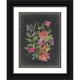 thumbnail image 1 of Zarris, Chariklia 25x32 Black Ornate Wood Framed with Double Matting Museum Art Print Titled - Velvet Floral II, 1 of 4