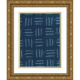 thumbnail image 1 of Zarris, Chariklia 25x32 Gold Ornate Wood Framed with Double Matting Museum Art Print Titled - Rikis Shibori I, 1 of 4
