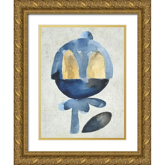 Zarris, Chariklia 25x32 Gold Ornate Wood Framed with Double Matting Museum Art Print Titled - Sea Flower II