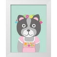 thumbnail image 1 of Zarris, Chariklia 25x32 White Modern Wood Framed Museum Art Print Titled - Fancy Animals III, 1 of 4