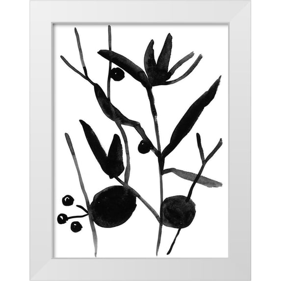 Zarris, Chariklia 25x32 White Modern Wood Framed Museum Art Print Titled - Graze II