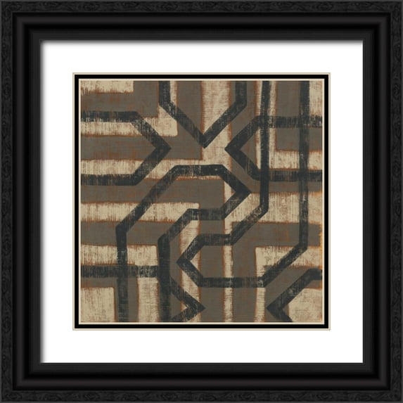 Zarris, Chariklia 26x26 Black Ornate Wood Framed with Double Matting Museum Art Print Titled - Directional I