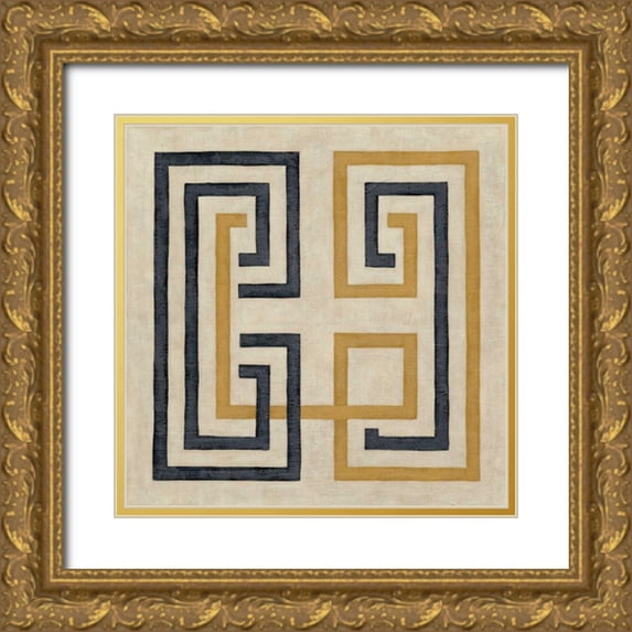 Zarris, Chariklia 26x26 Gold Ornate Wood Framed with Double Matting Museum Art Print Titled - Diversion III