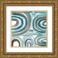 thumbnail image 1 of Zarris, Chariklia 26x26 Gold Ornate Wood Framed with Double Matting Museum Art Print Titled - Freshwater Tide V, 1 of 4