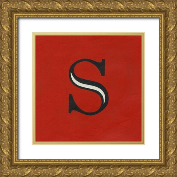 Zarris, Chariklia 26x26 Gold Ornate Wood Framed with Double Matting Museum Art Print Titled - Luciens S 6-Up
