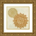thumbnail image 1 of Zarris, Chariklia 26x26 Gold Ornate Wood Framed with Double Matting Museum Art Print Titled - Mandarin Star II, 1 of 4