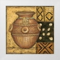 thumbnail image 1 of Zarris, Chariklia 26x26 White Modern Wood Framed Museum Art Print Titled - African Earthenware II, 1 of 4