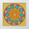 thumbnail image 1 of Zarris, Chariklia 26x26 White Modern Wood Framed Museum Art Print Titled - Celebration Suzani I, 1 of 4