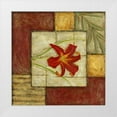 thumbnail image 1 of Zarris, Chariklia 26x26 White Modern Wood Framed Museum Art Print Titled - Flower Montage IV, 1 of 4