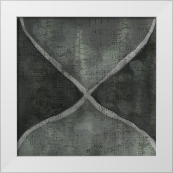 Zarris, Chariklia 26x26 White Modern Wood Framed Museum Art Print Titled - Stoneworks IV